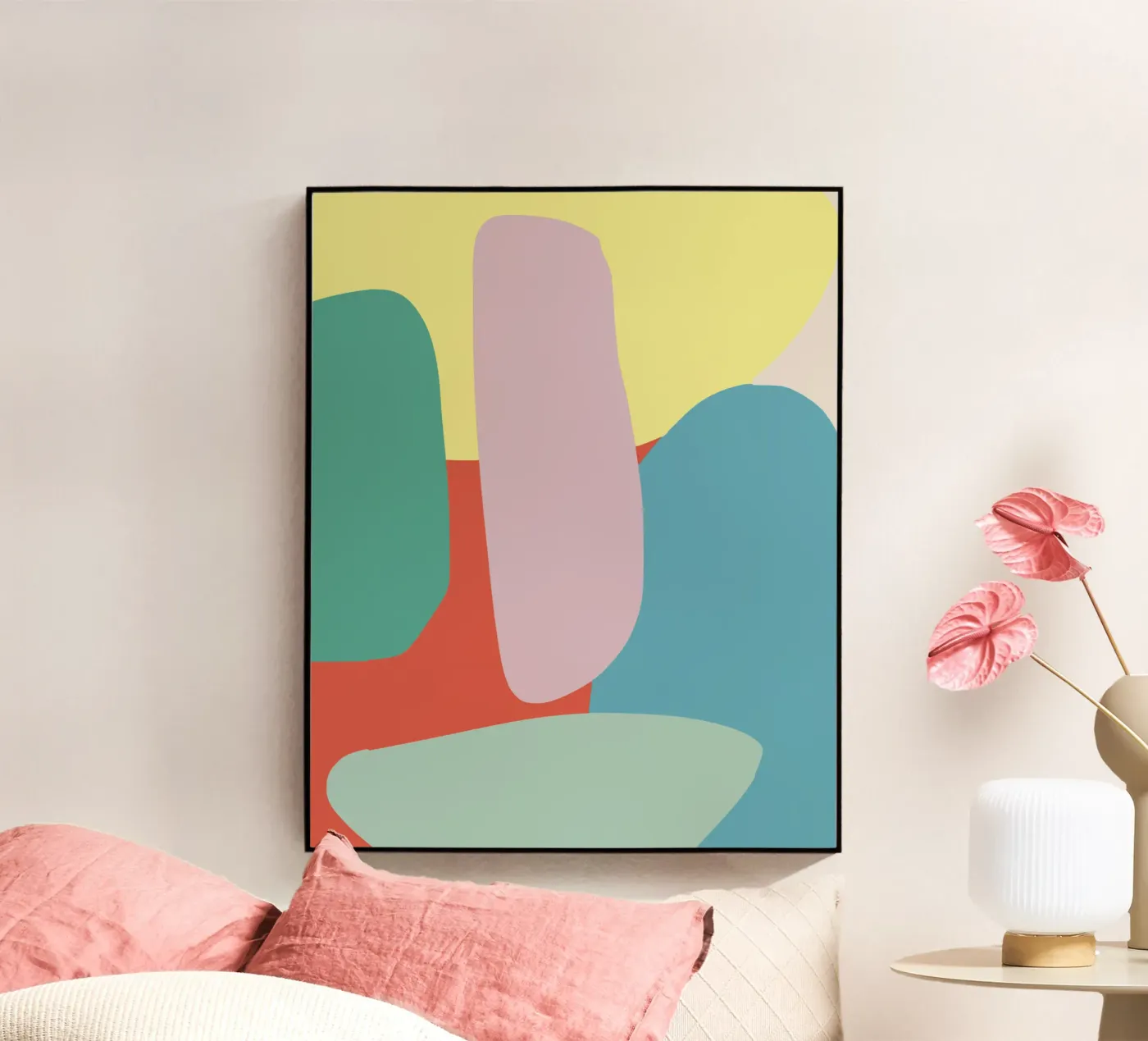 Colored pebble plexiglass da Little Dean