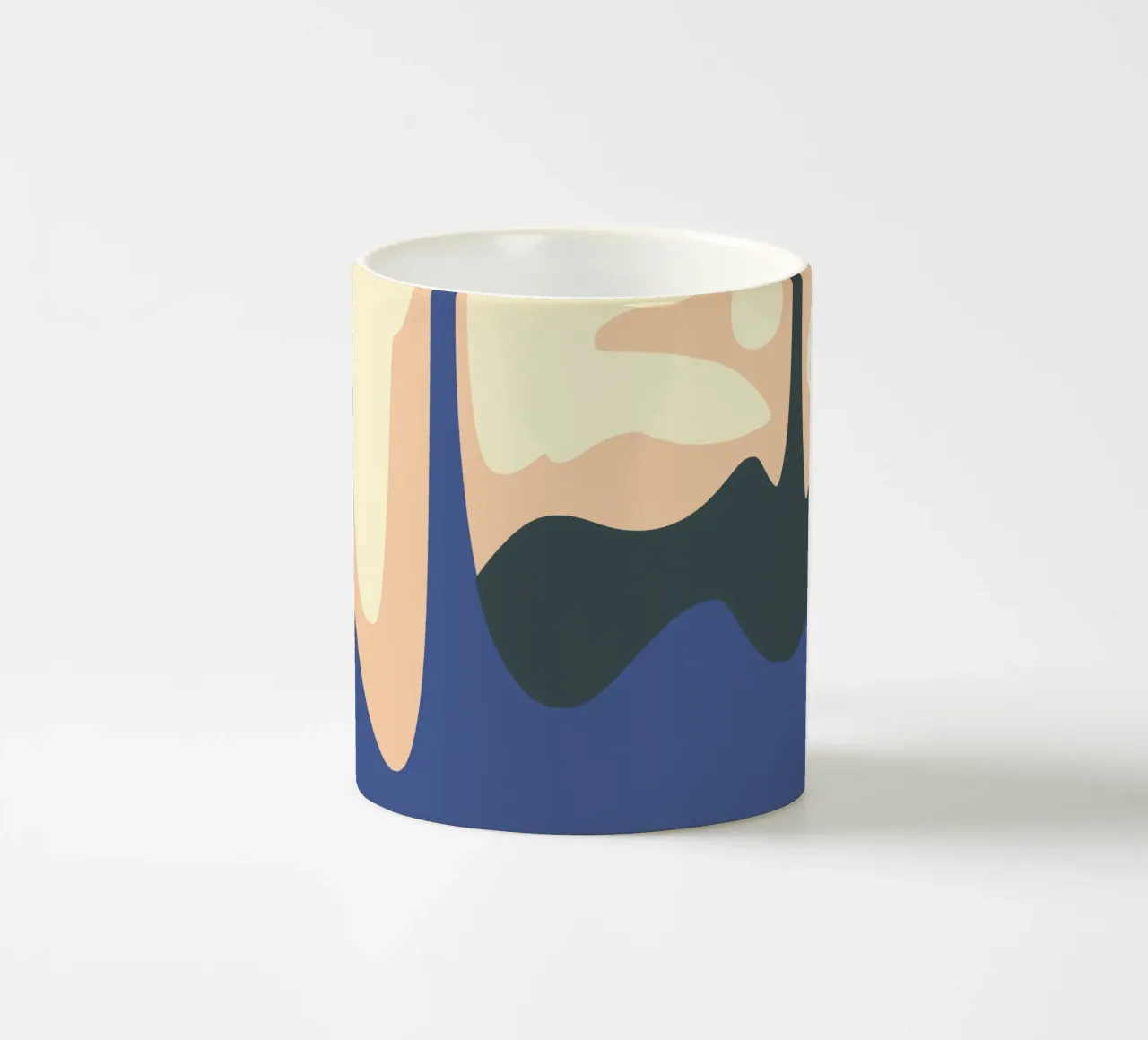 Paesaggio liquido 03 tazza in ceramica da Little Dean