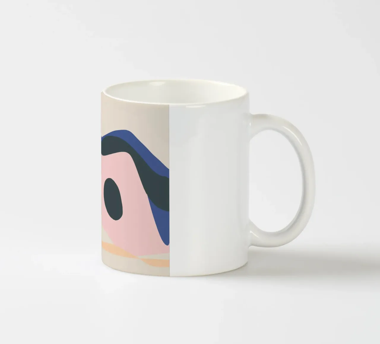 Paesaggio liquido 04 tazza in ceramica da Little Dean