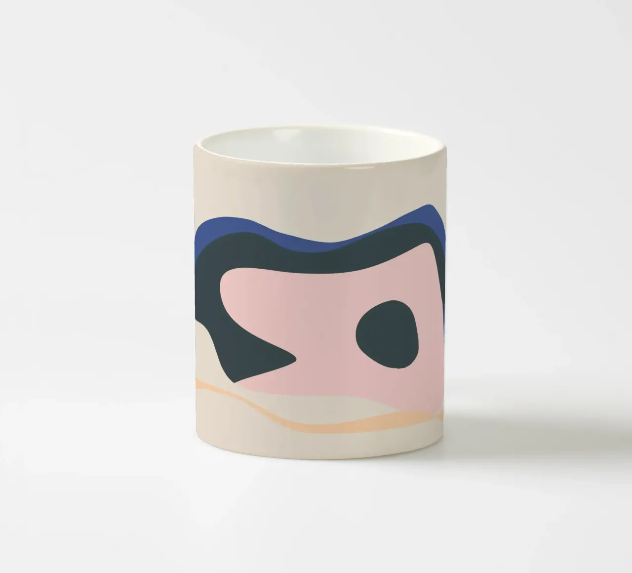 Paesaggio liquido 04 tazza in ceramica da Little Dean