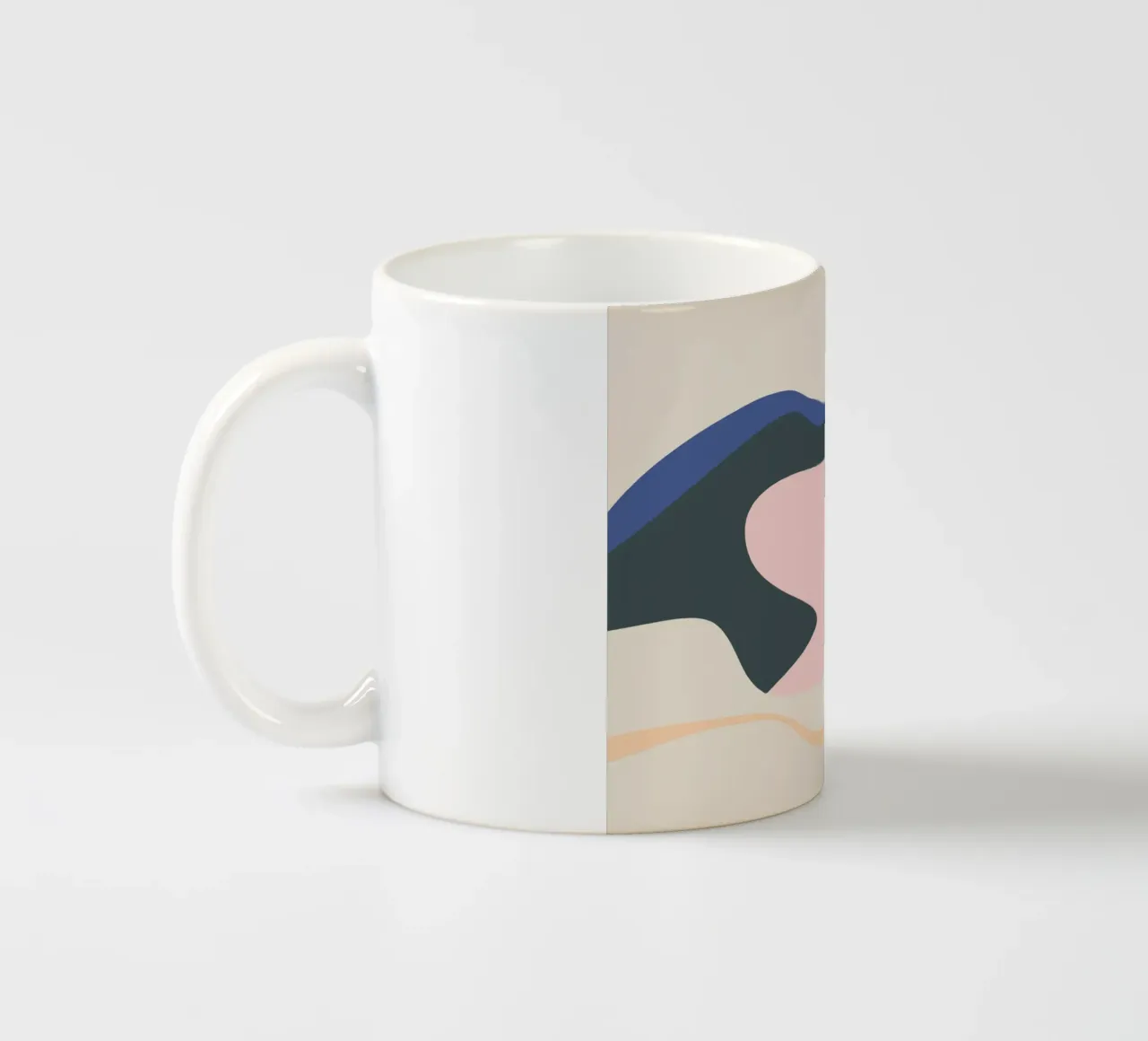 Paesaggio liquido 04 tazza in ceramica da Little Dean