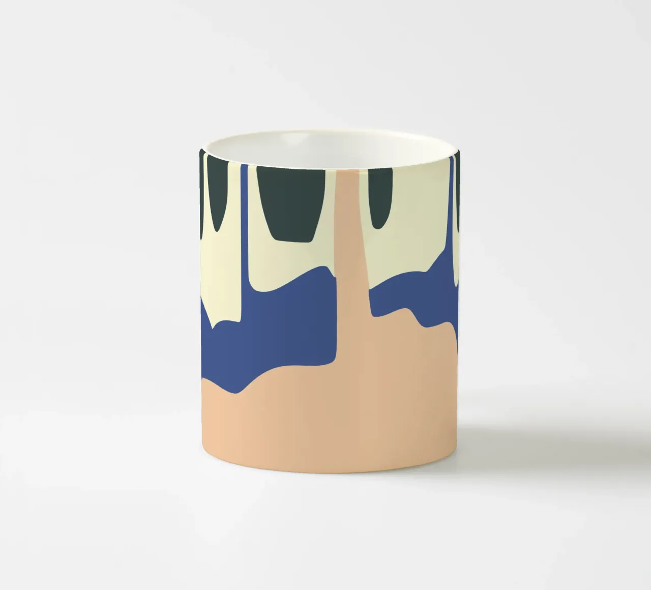 Paesaggio liquido 05 tazza in ceramica da Little Dean