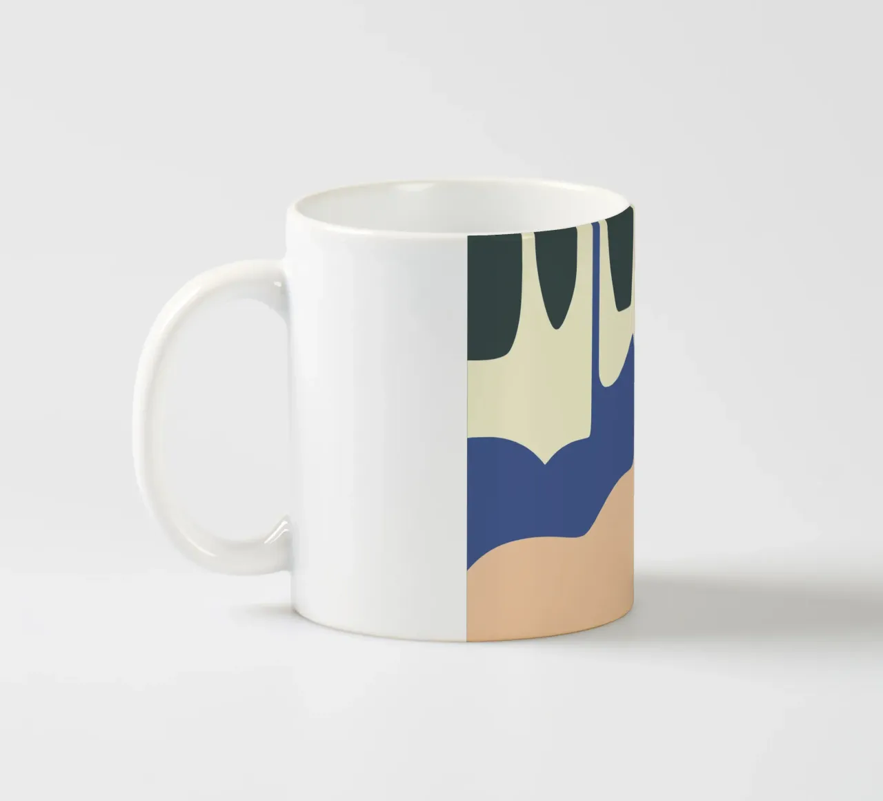 Paesaggio liquido 05 tazza in ceramica da Little Dean
