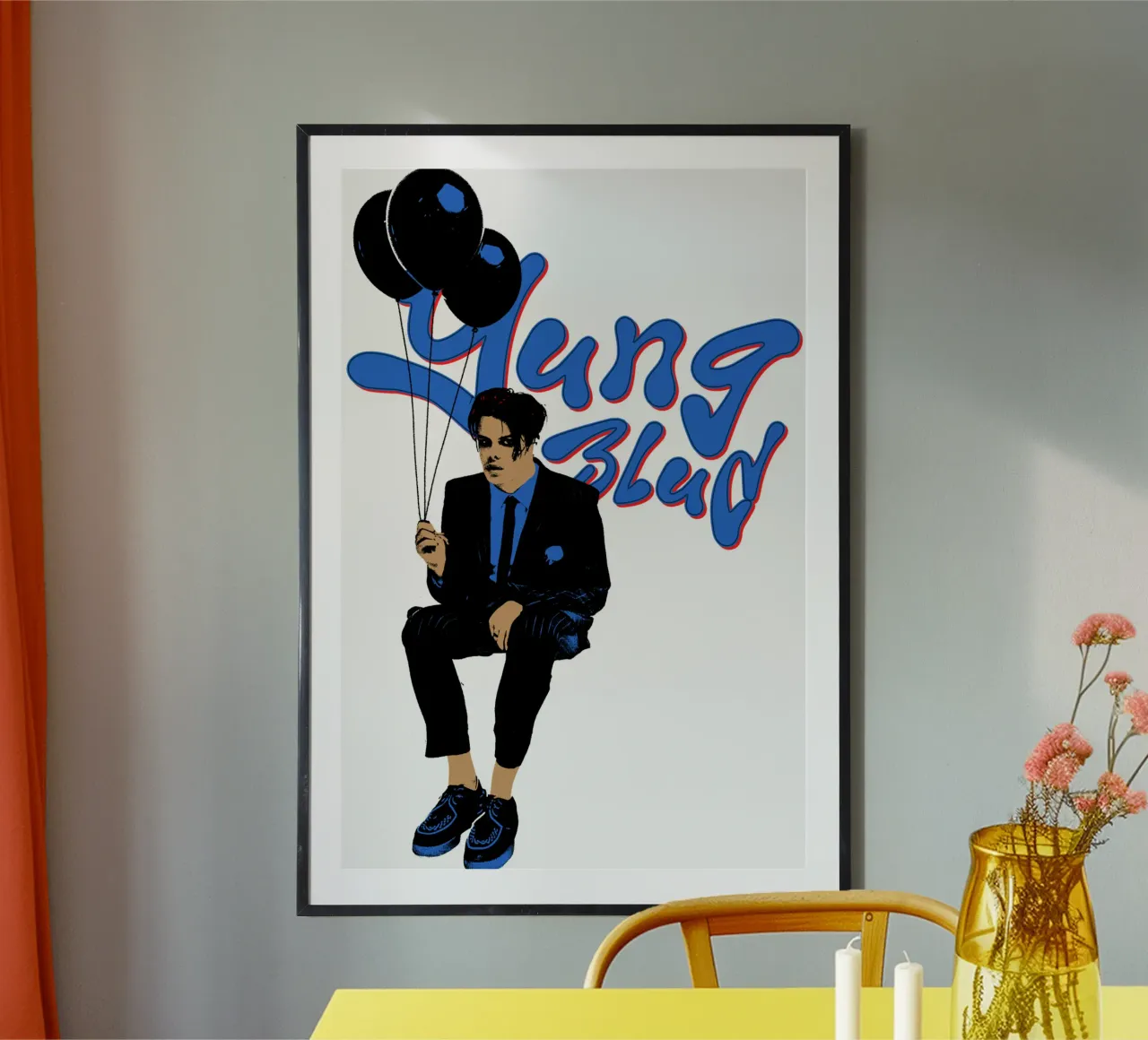 Vintage YungBlud Rock Band poster da eliouxence