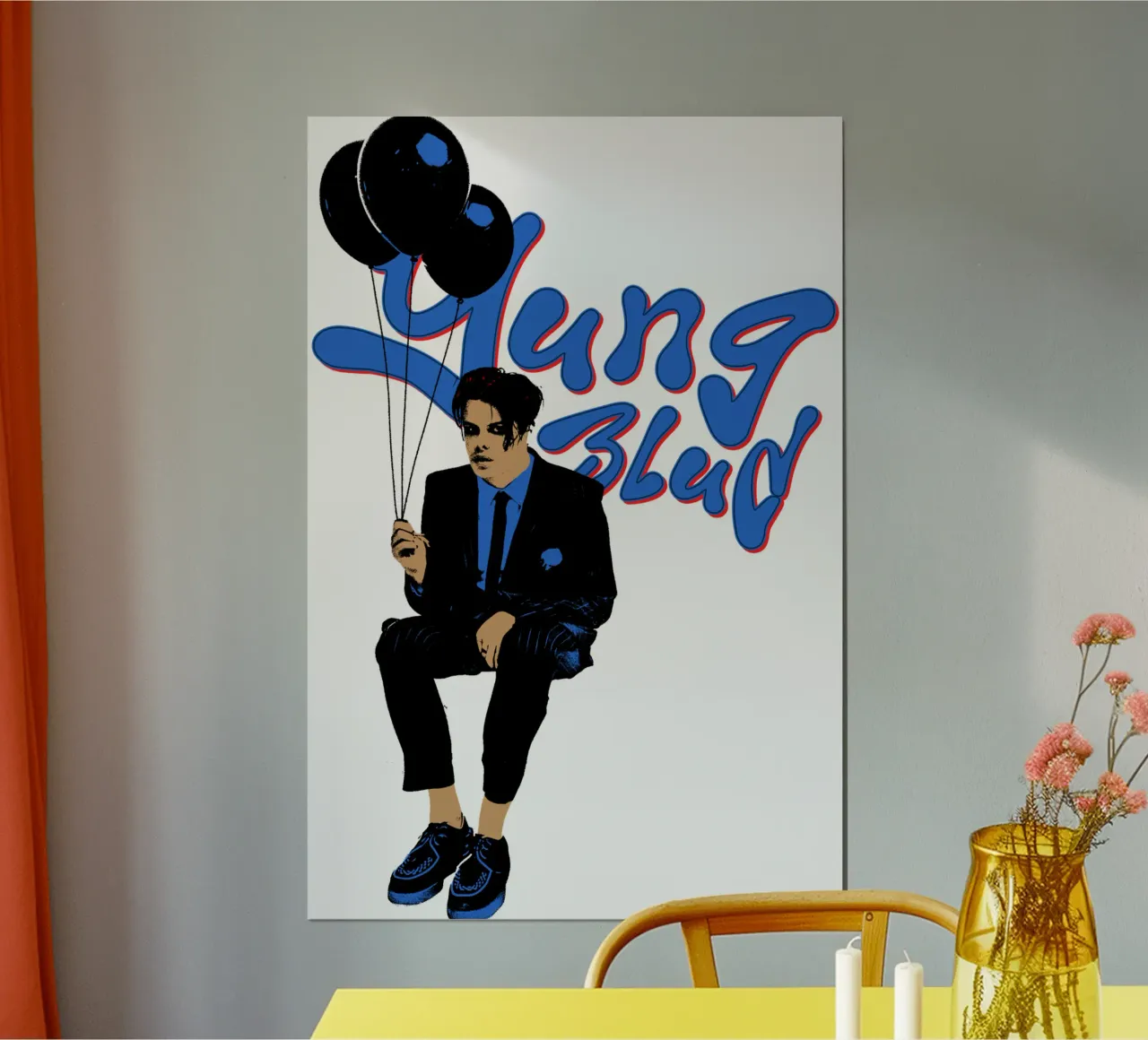 Vintage YungBlud Rock Band poster da eliouxence