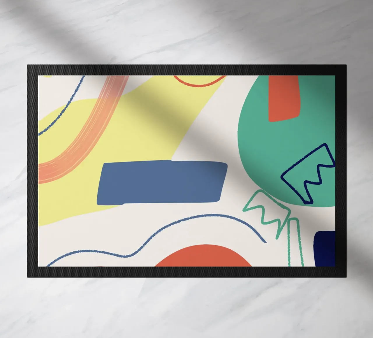 Cut out composition doormat by Little Dean