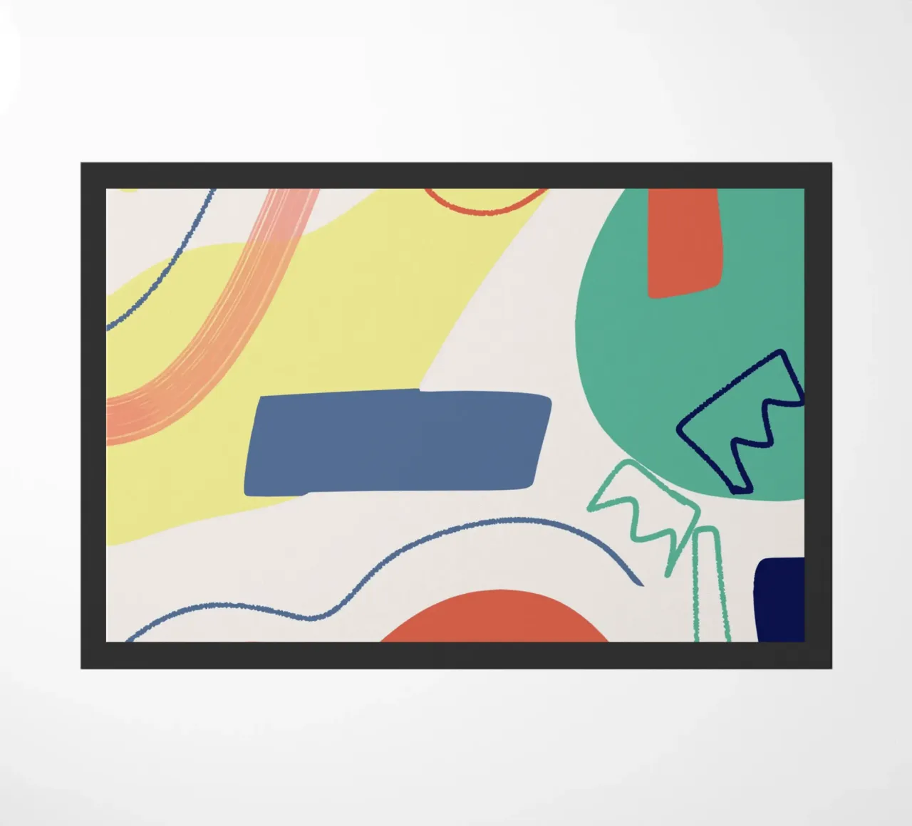 Cut out composition doormat by Little Dean