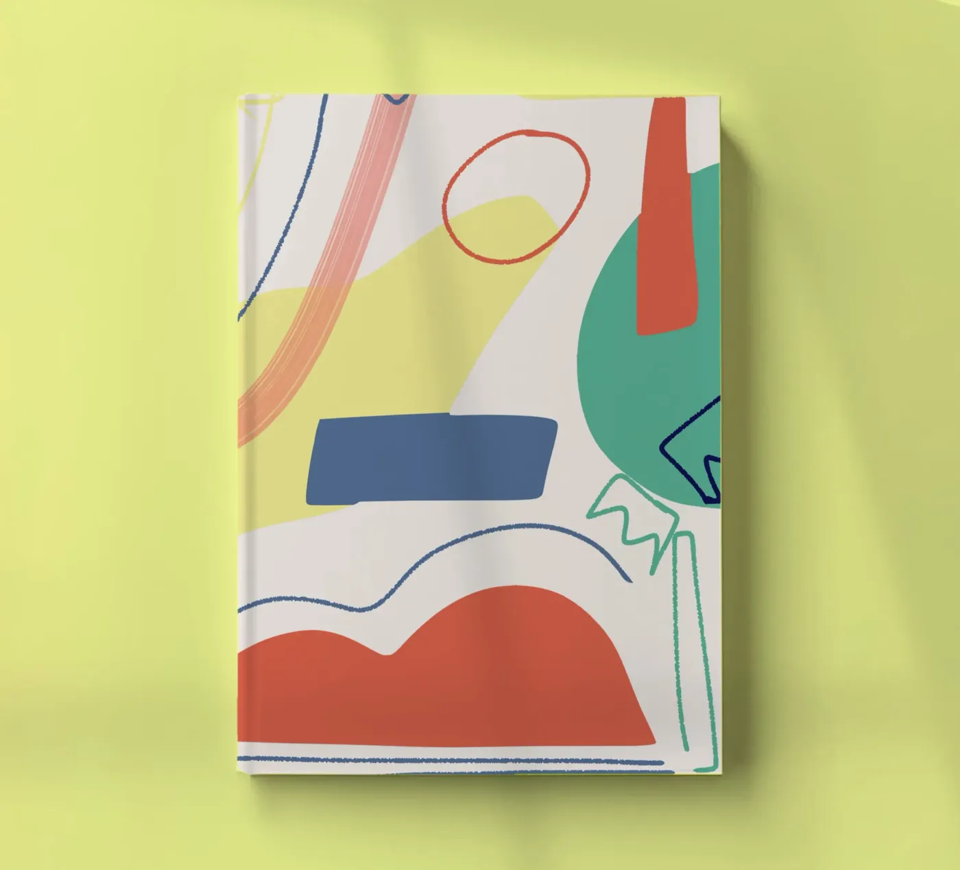Cut out composition notebook by Little Dean