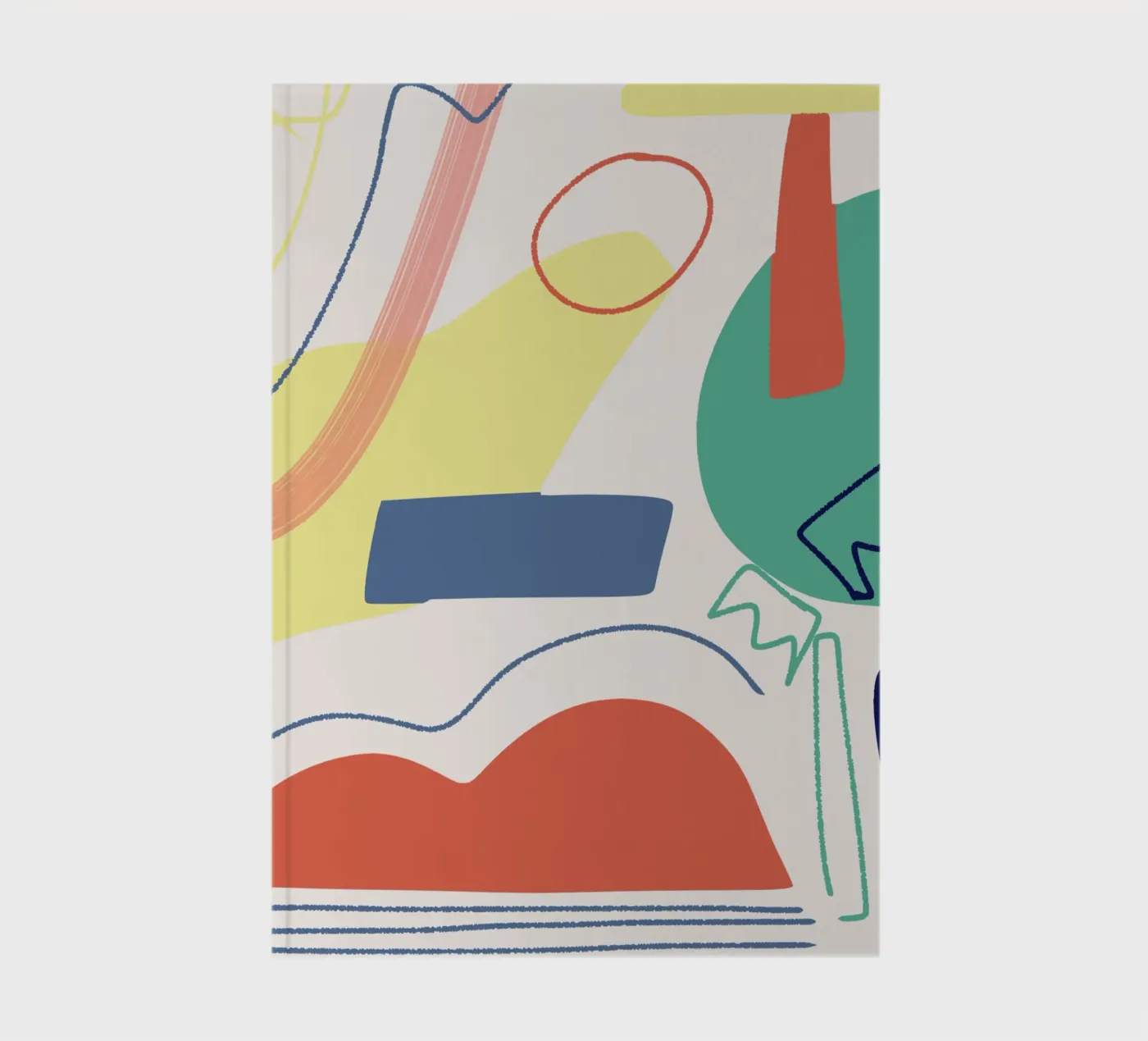 Cut out composition notebook by Little Dean