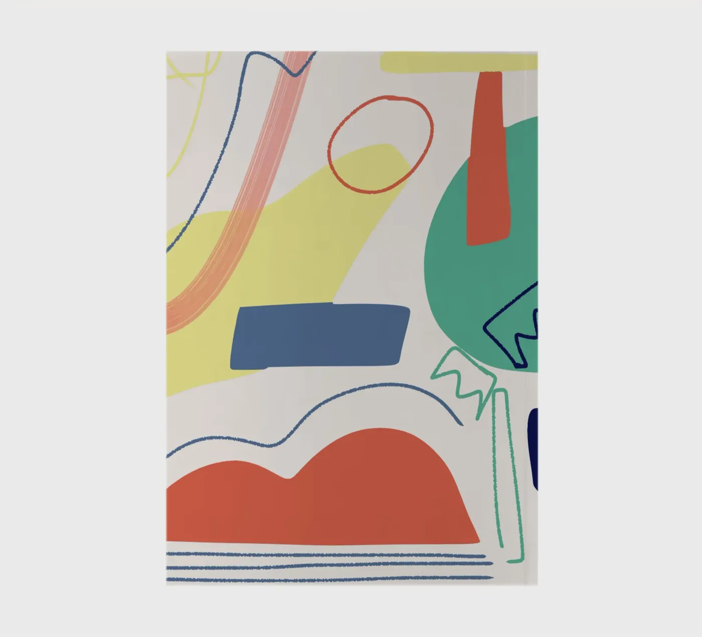 Cut out composition notebook by Little Dean