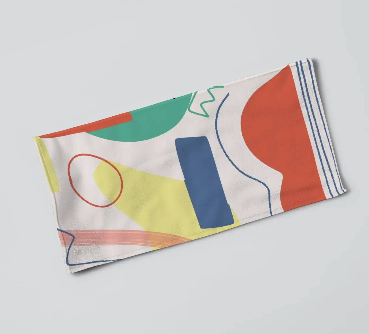 Cut out composition towel by Little Dean