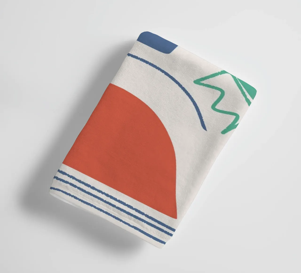 Cut out composition towel by Little Dean