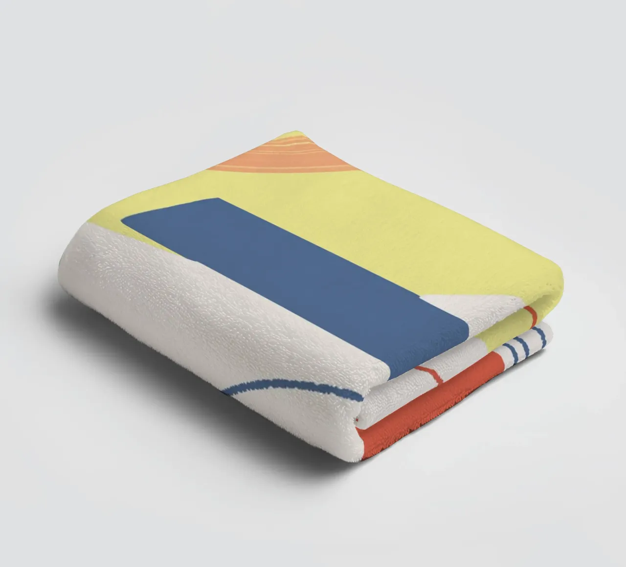 Cut out composition towel by Little Dean