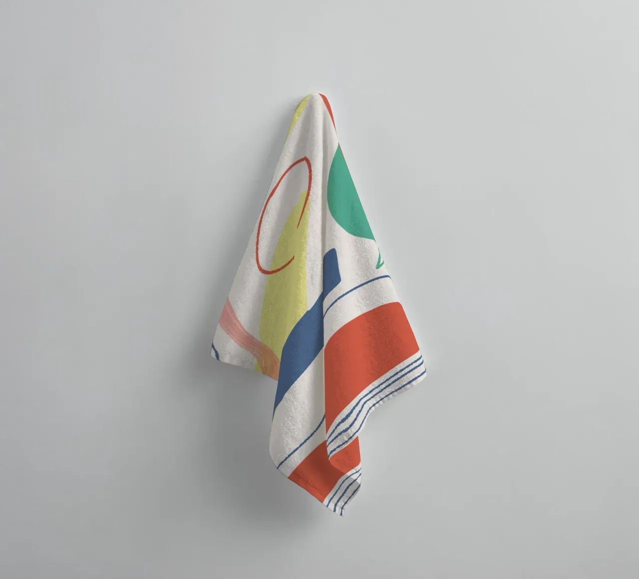 Cut out composition towel by Little Dean