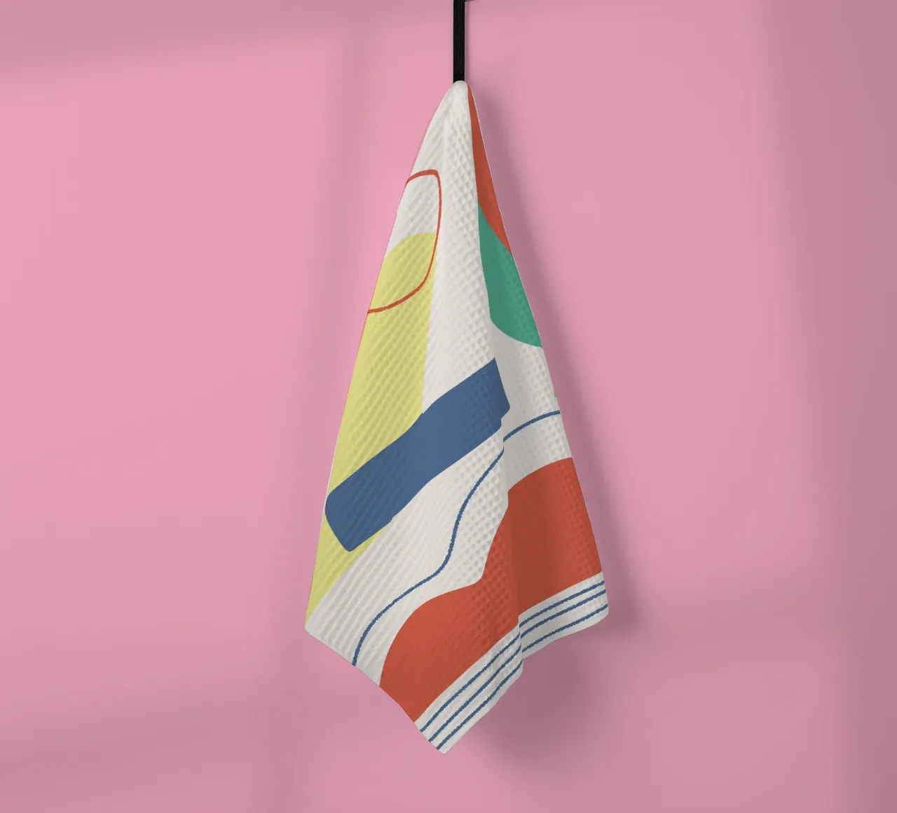 Ausgeschnittene Komposition Geschirrtuch von Little Dean