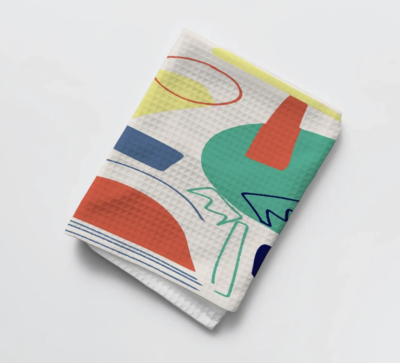 Ausgeschnittene Komposition Geschirrtuch von Little Dean