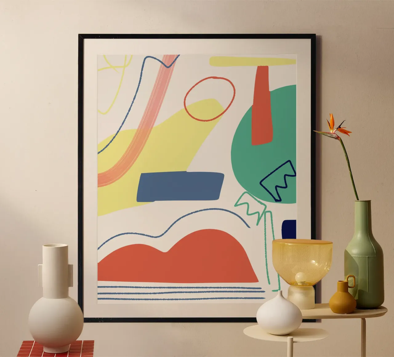 Uitgesneden compositie poster van Little Dean