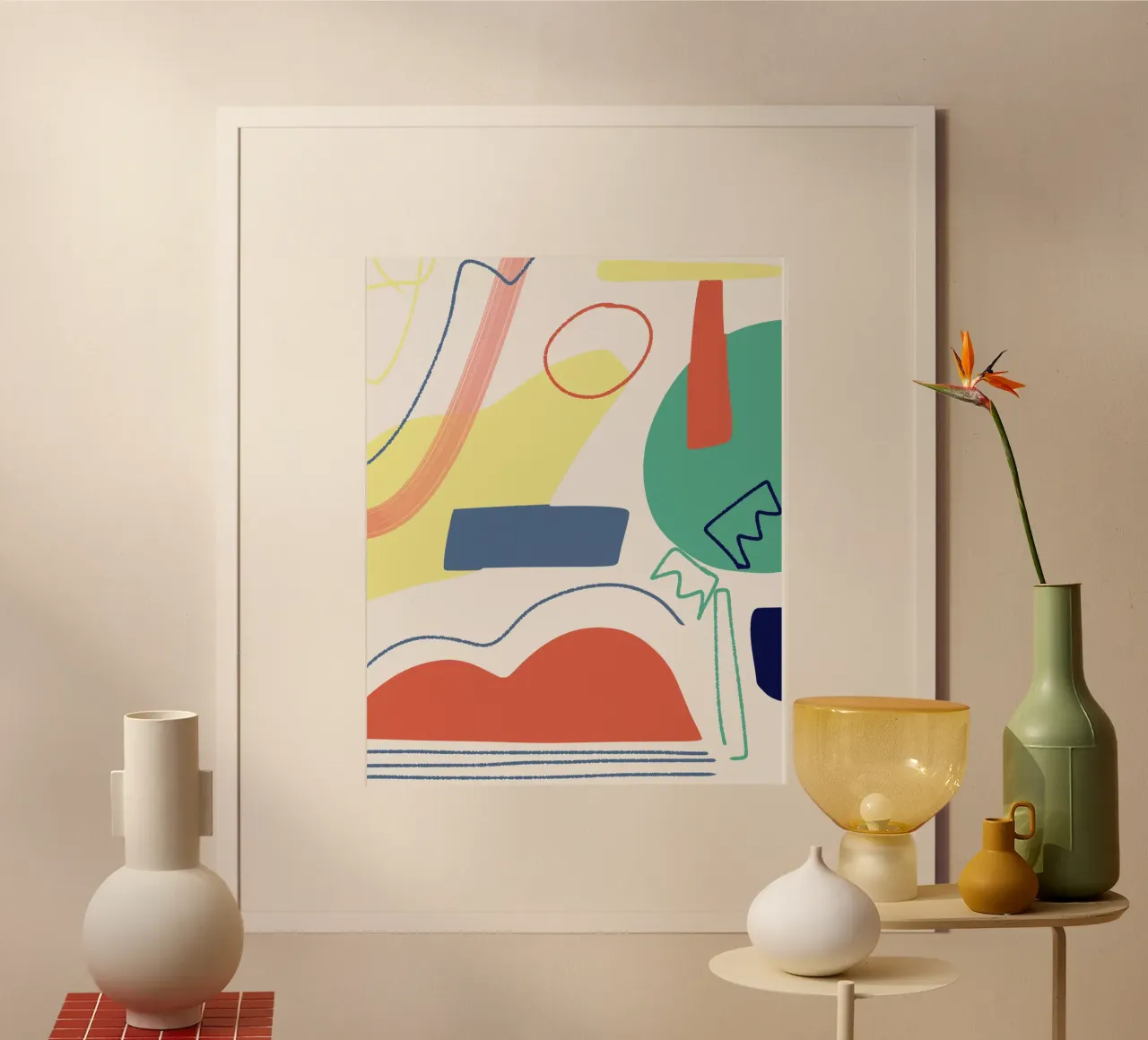 Uitgesneden compositie poster van Little Dean