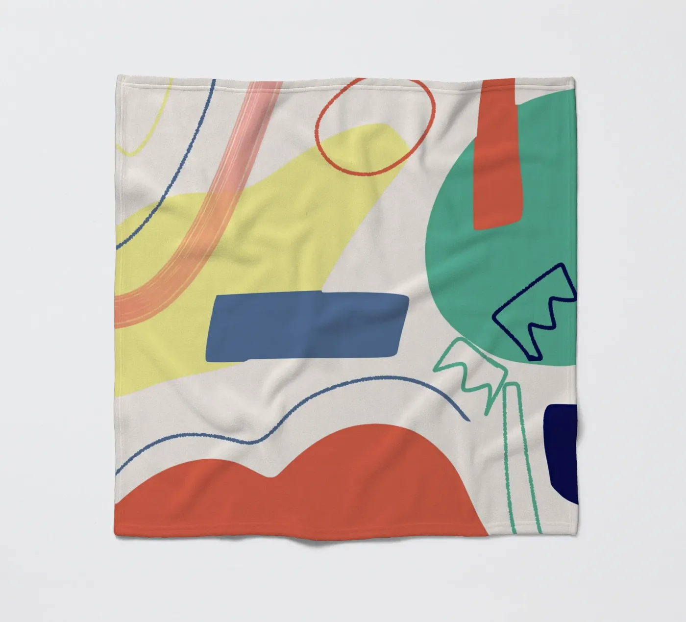 Cut out composition fleecedeken van Little Dean
