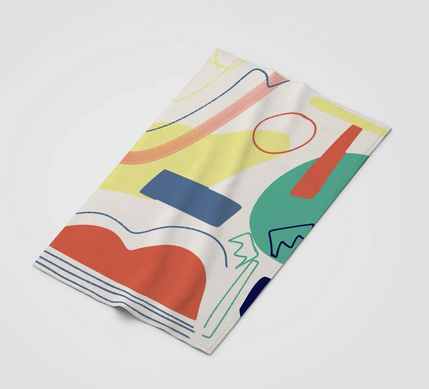 Cut out composition fleecedeken van Little Dean
