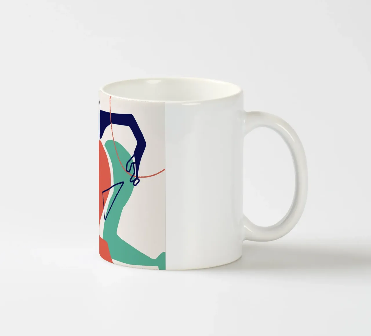 Ritagliare la composizione 03 tazza in ceramica da Little Dean