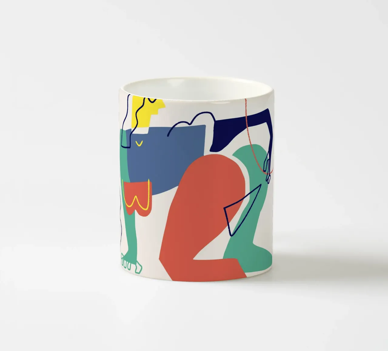 Ritagliare la composizione 03 tazza in ceramica da Little Dean