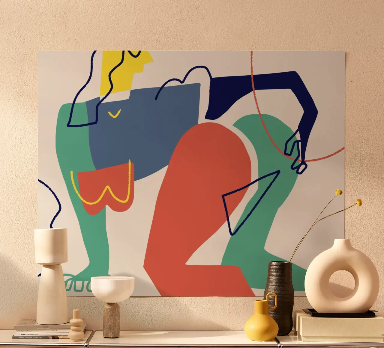 Cut out composition 03 Poster von Little Dean