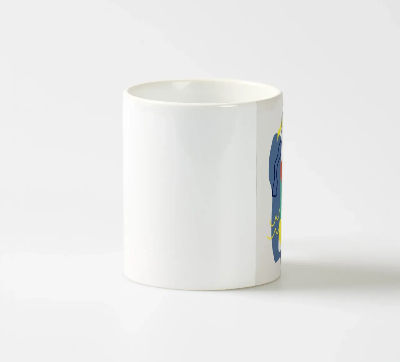 Ritagliare la composizione 04 tazza in ceramica da Little Dean