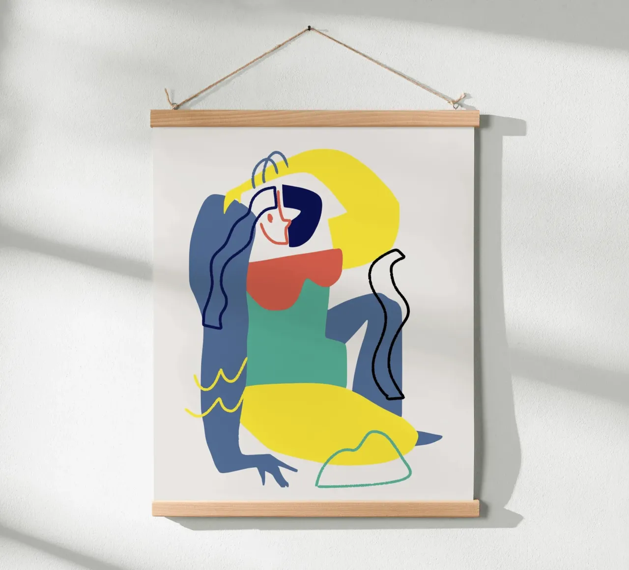 Uitgesneden compositie 04 poster van Little Dean
