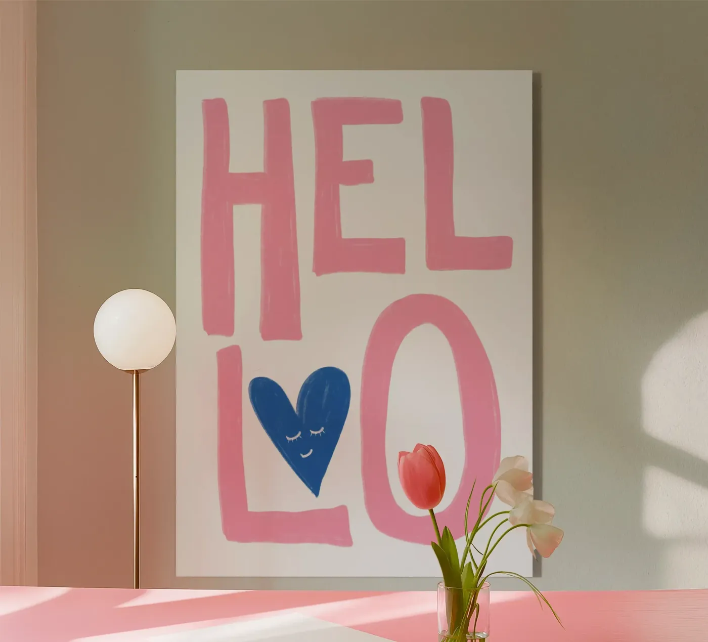 Hello plexiglass da Athene Fritsch