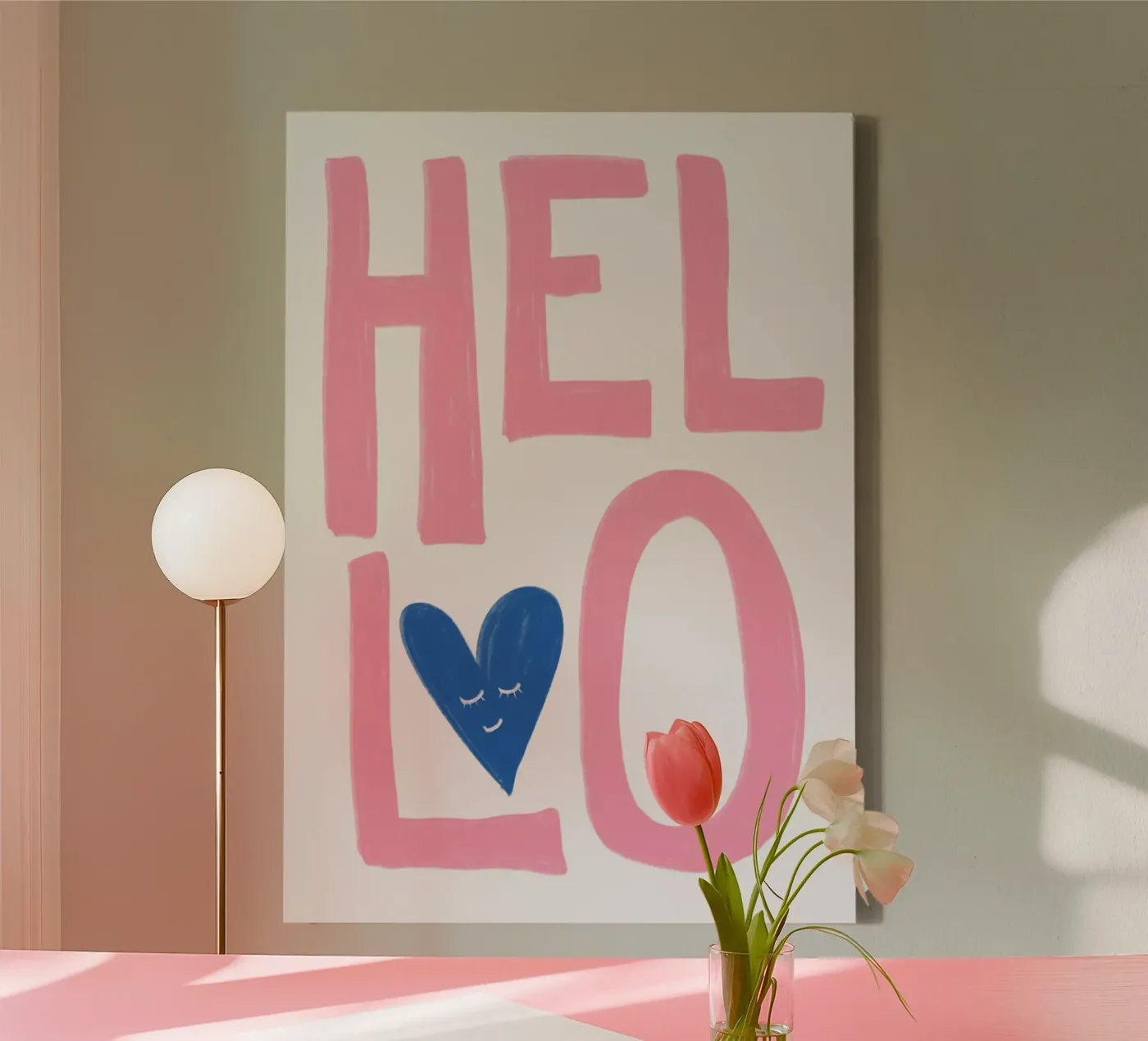 Hello canvas by Athene Fritsch
