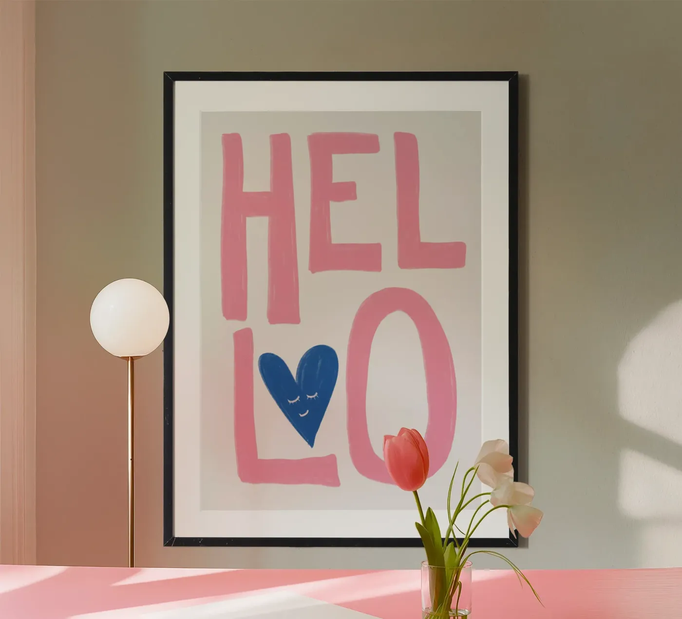 Hello poster by Athene Fritsch
