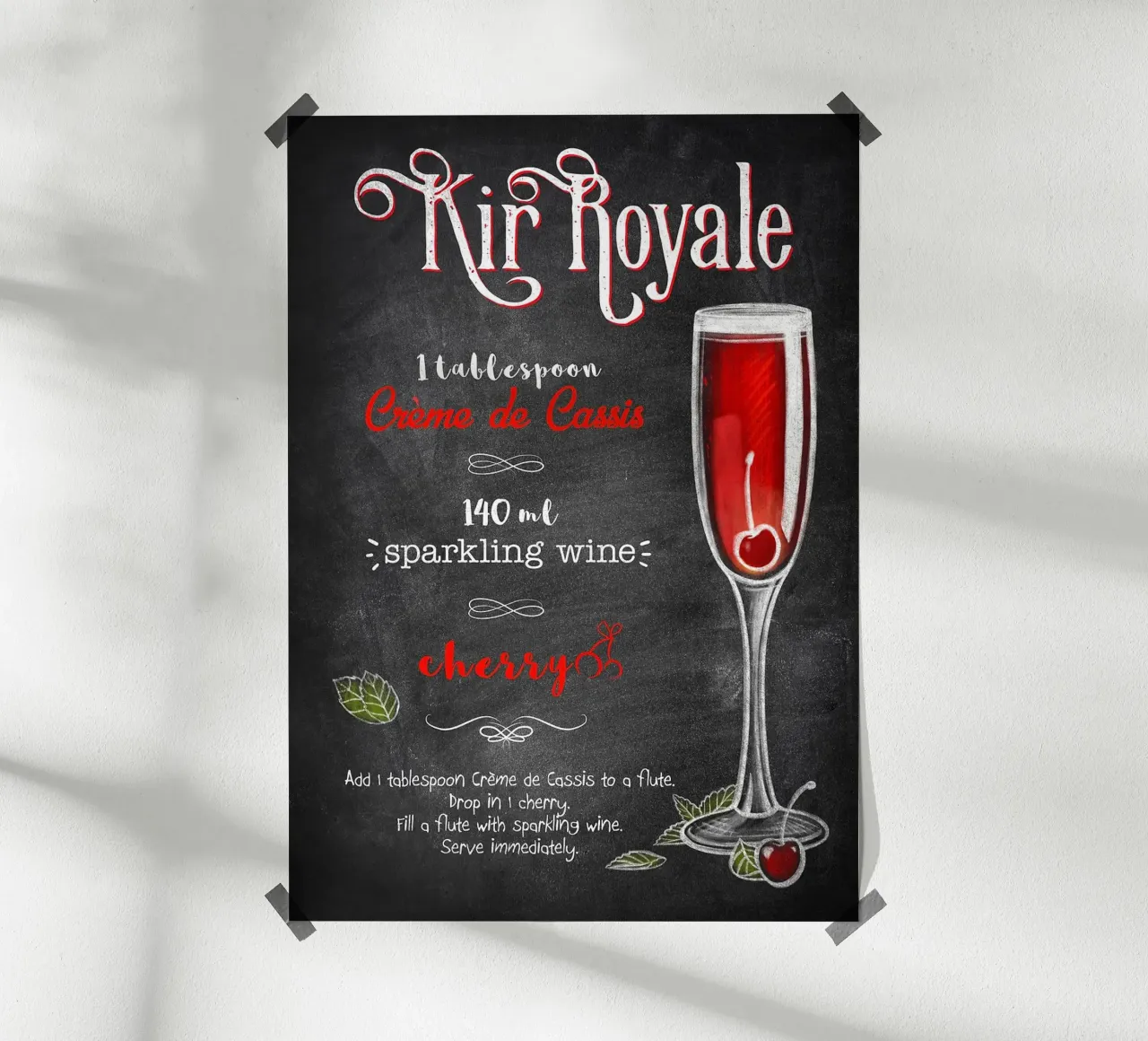 Kir Royale poster da Leon Meyer