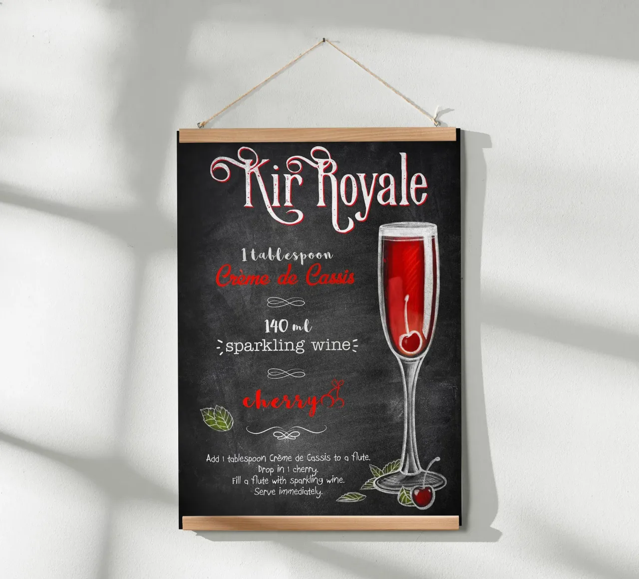 Kir Royale poster da Leon Meyer