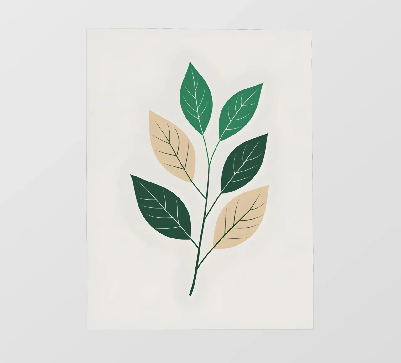 Schema del ramo telo in pvc da Botanical Gallery