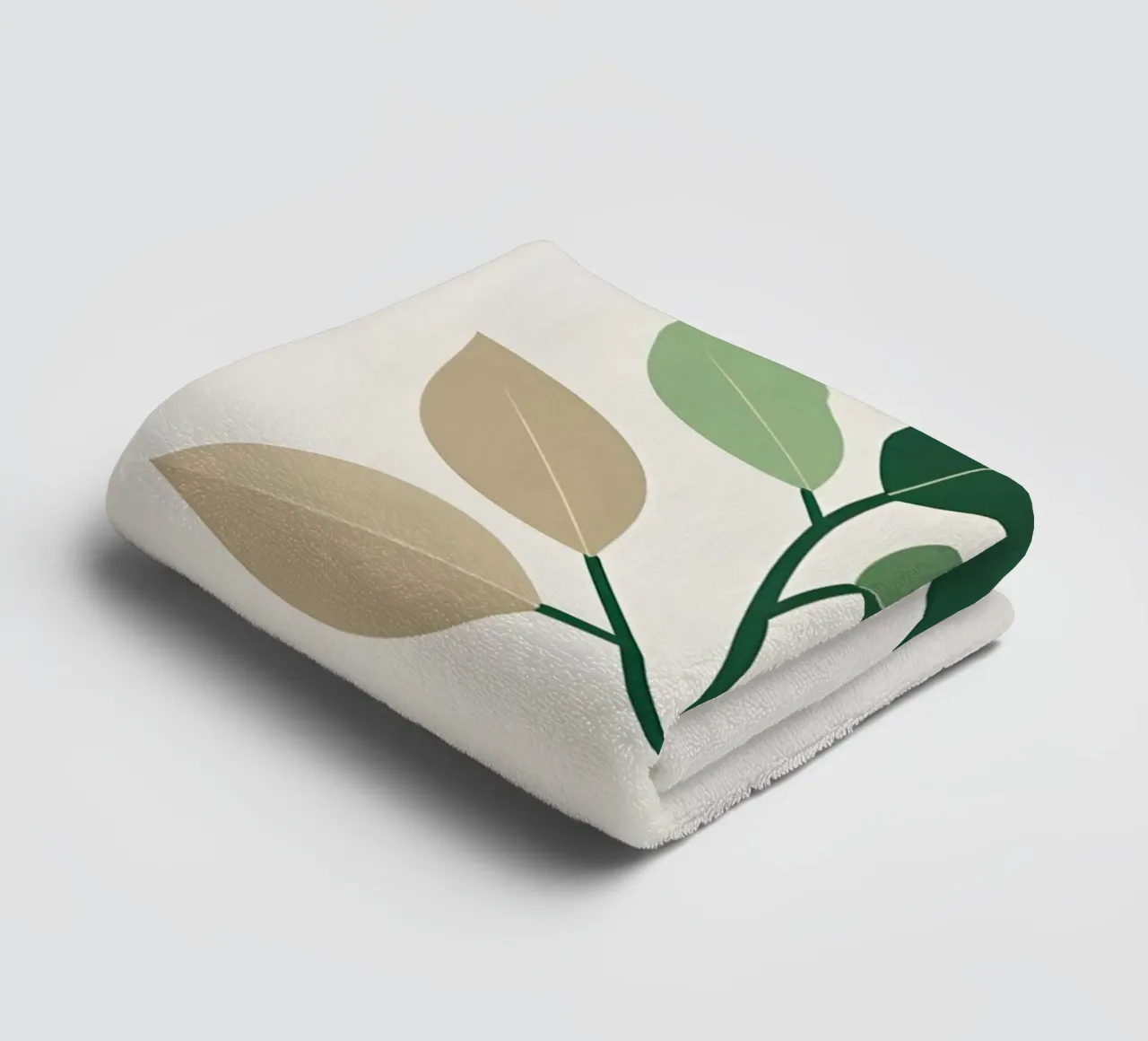 Branch Outline towel by Botanical Gallery