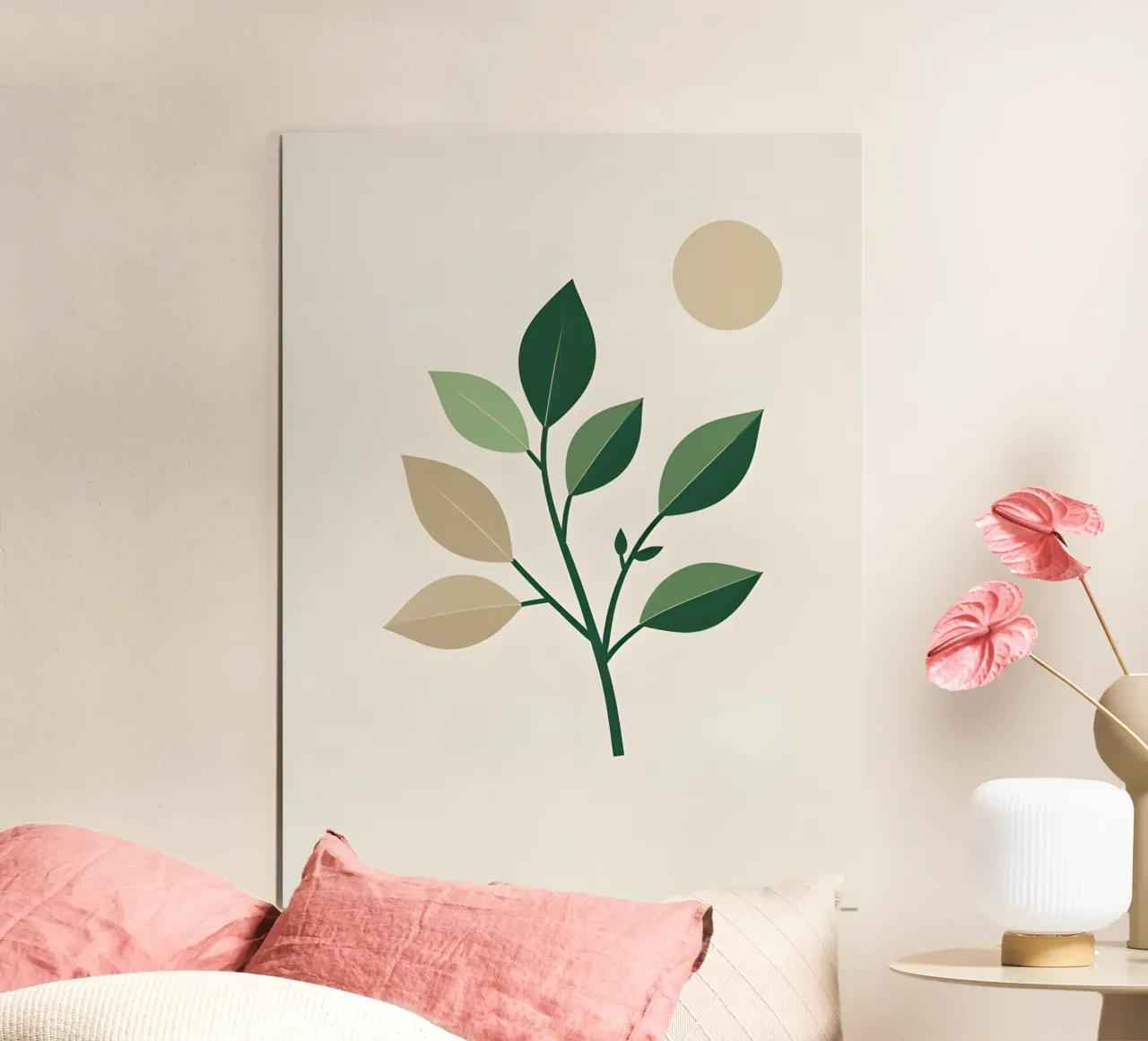Schema del ramo poster con telaio in legno da Botanical Gallery