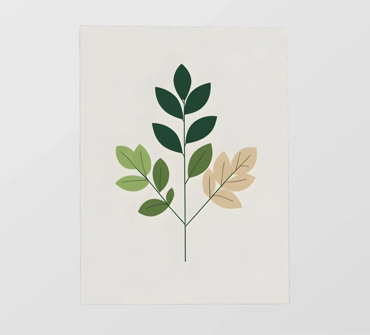 Schema del ramo telo in pvc da Botanical Gallery