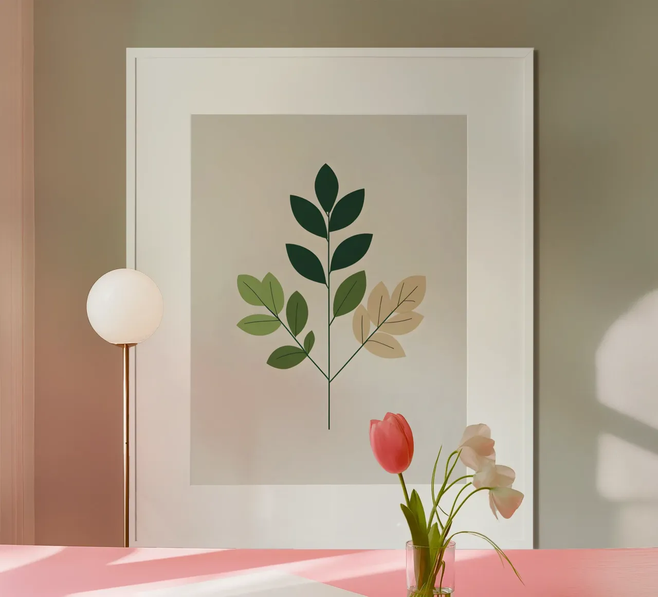 Schema del ramo poster con telaio in alluminio da The Green Room
