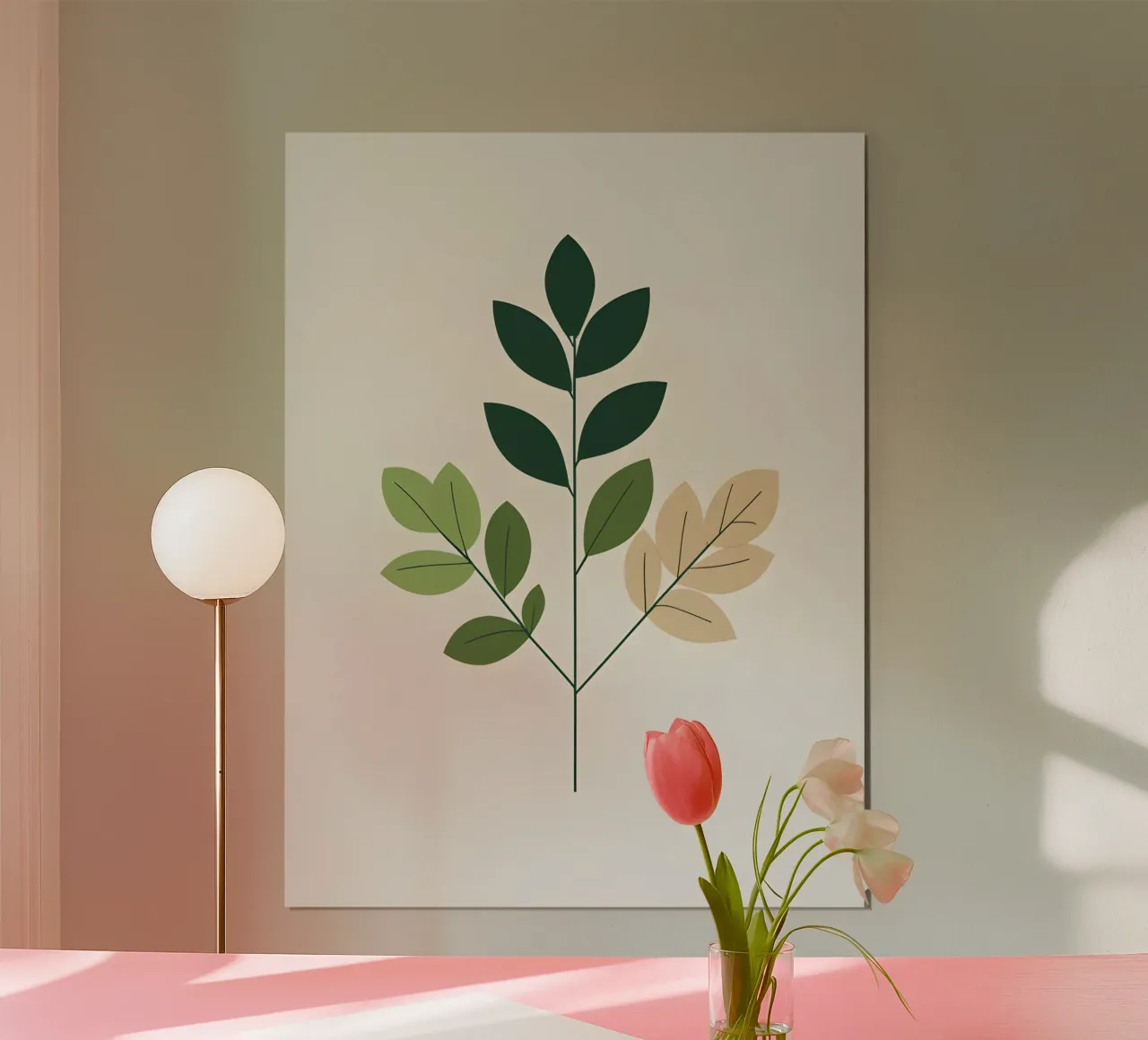 Schema del ramo poster con telaio in alluminio da The Green Room