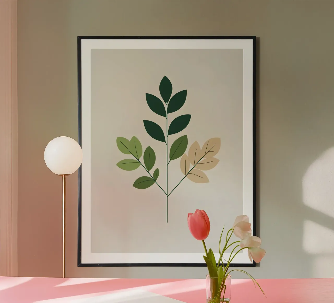 Schema del ramo poster con telaio in alluminio da The Green Room