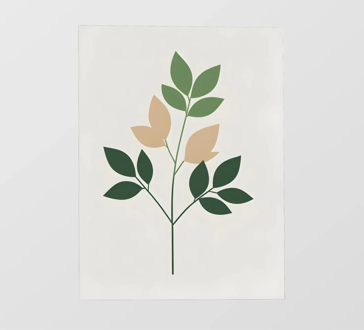 Schema del ramo telo in pvc da Botanical Gallery
