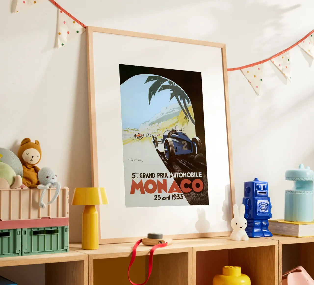 1933 Gran Premio di Monaco poster da hanna shop