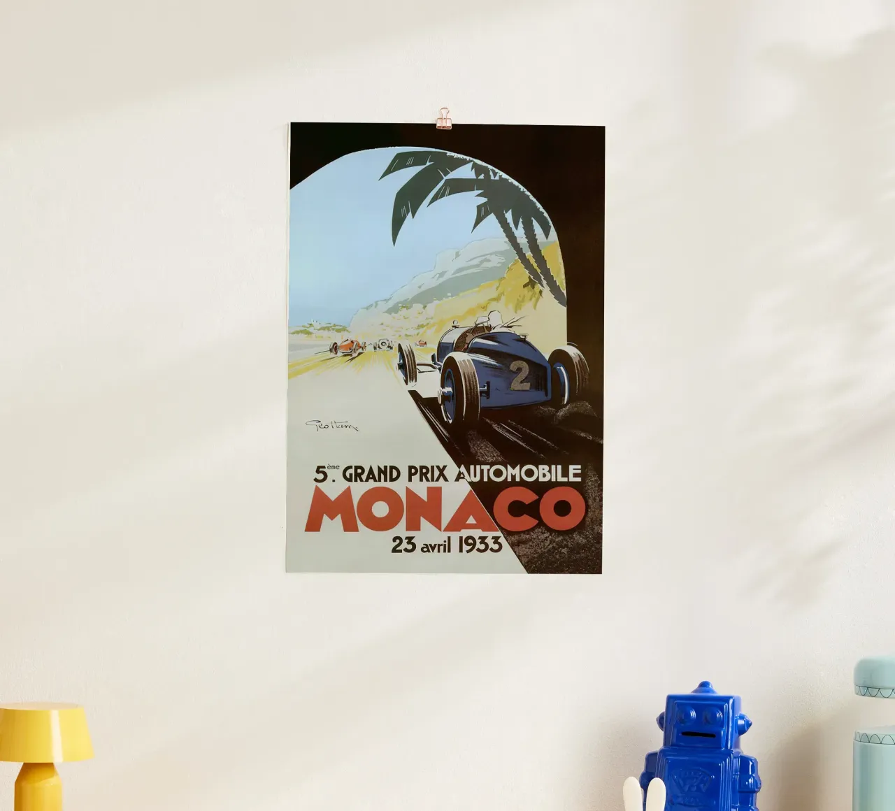 1933 Gran Premio di Monaco poster da hanna shop