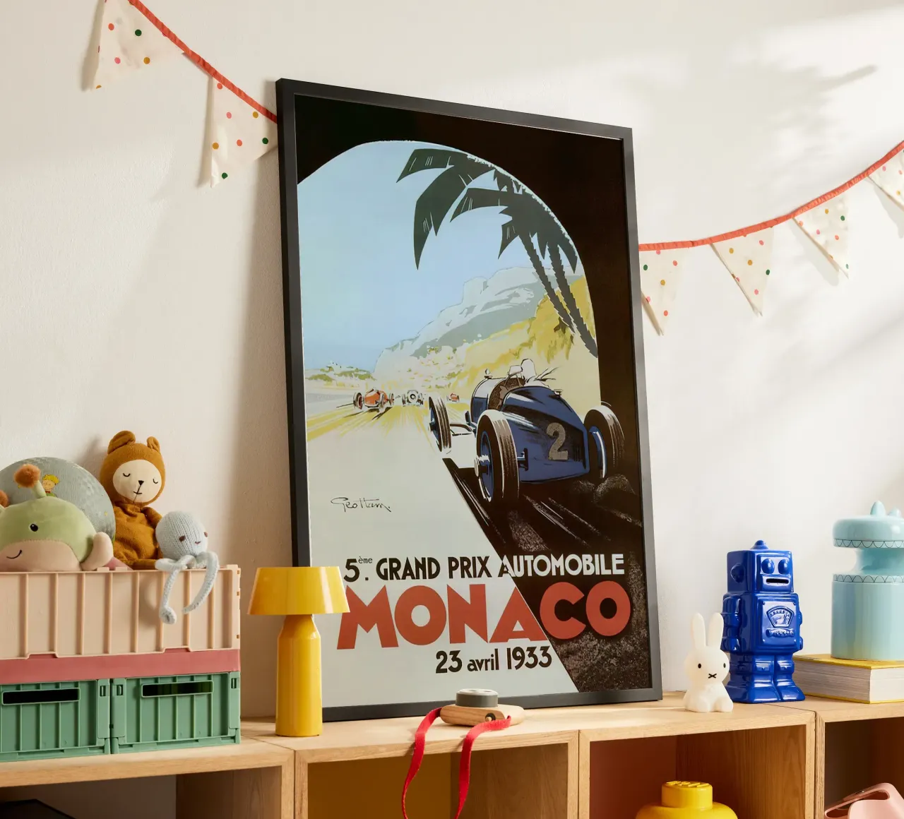 1933 Gran Premio di Monaco poster da hanna shop