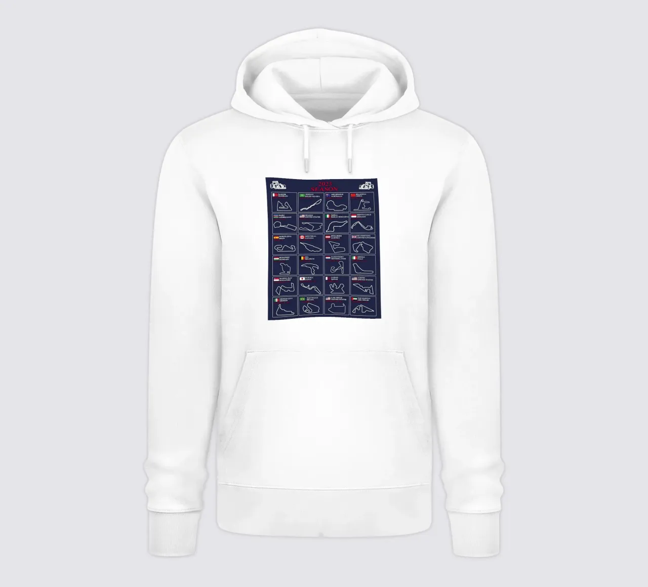 2023 Fórmula 1 Circuito sudadera con capucha de hanna shop