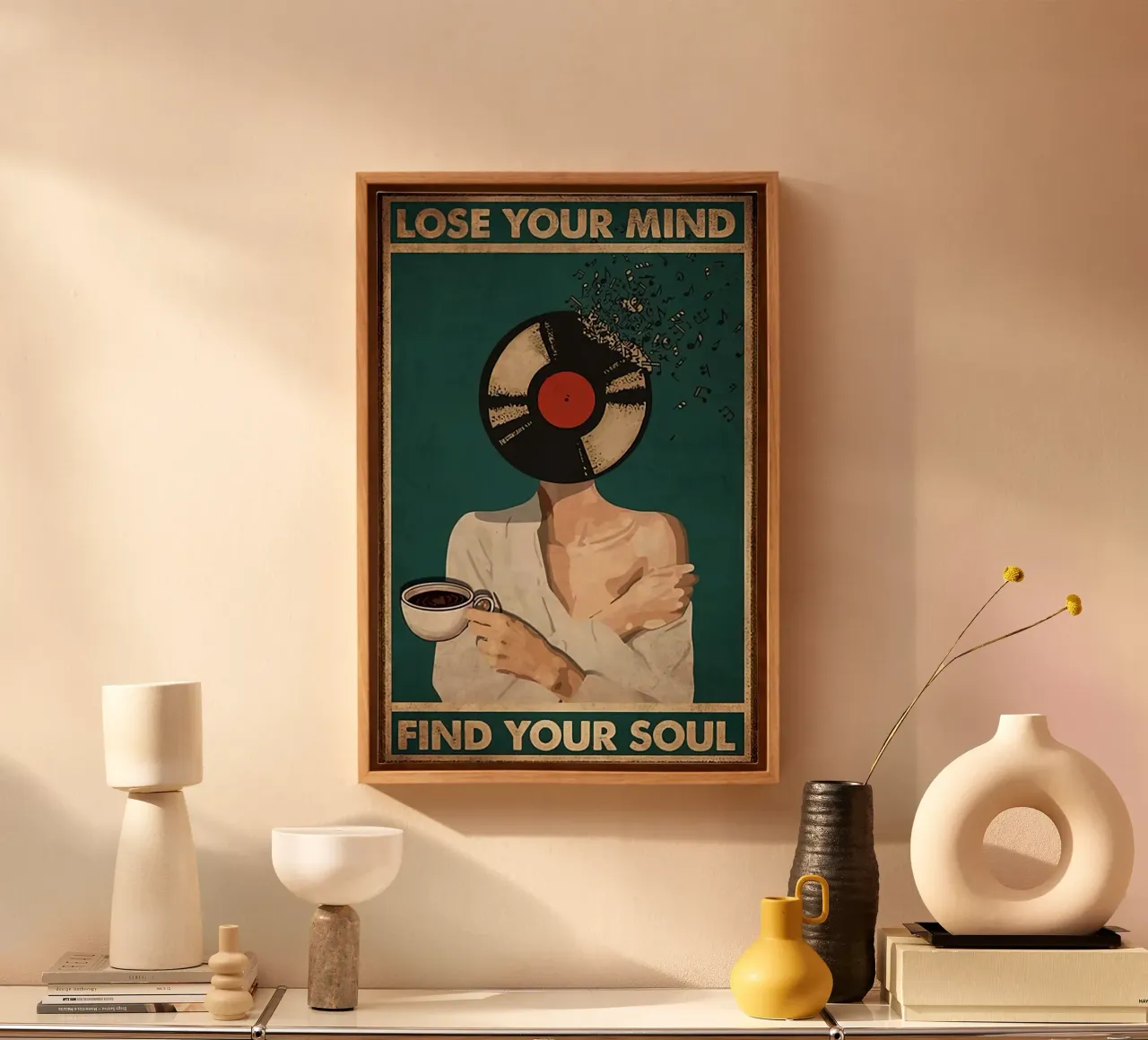 Wees aardig voor je geest canvas met Baklijst van hanna shop