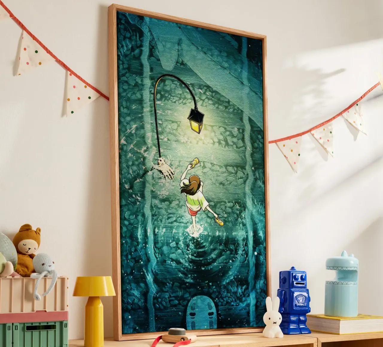 Hakuuu Spirite Weg Klassieker canvas met Baklijst van skurtow