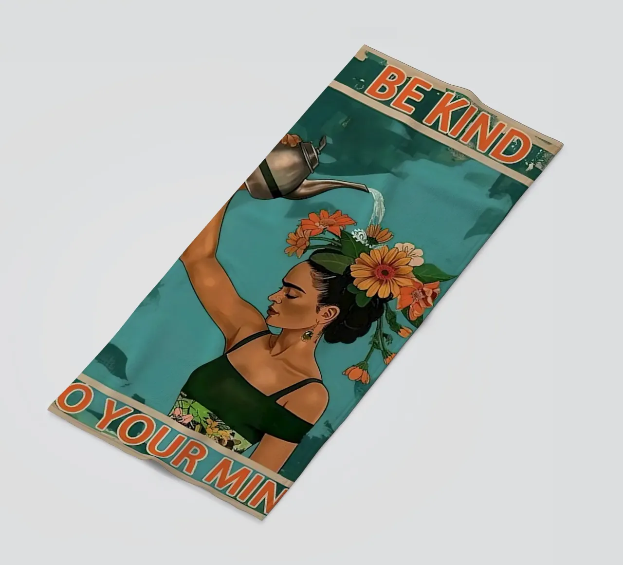 Sé amable con tu mente toalla de playa de hanna shop