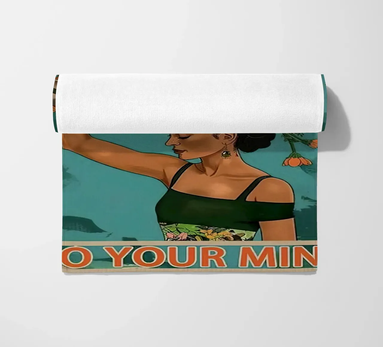 Sé amable con tu mente toalla de playa de hanna shop